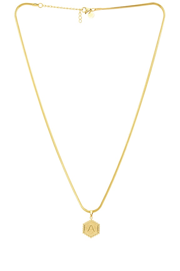 view 1 of 3 Initial Pendant Necklace in Gold