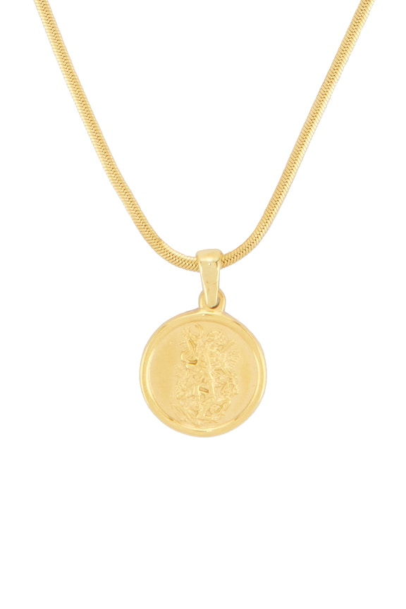 view 2 of 3 Dubloon Necklace in Gold