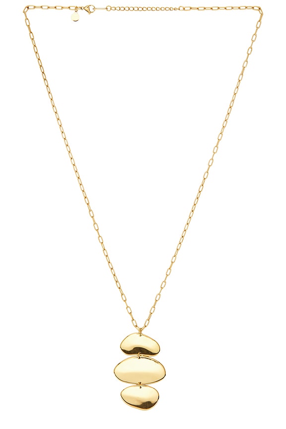 view 1 of 3 Sun Stack Necklace in Waterproof & Gold
