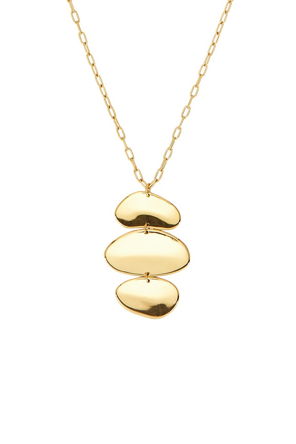 view 2 of 3 Sun Stack Necklace in Waterproof & Gold