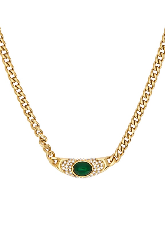 view 2 of 3 COLLAR EMERALD in Waterproof & Gold