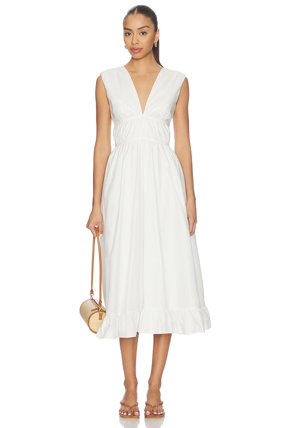 view 1 of 3 Ava Midi Dress in White