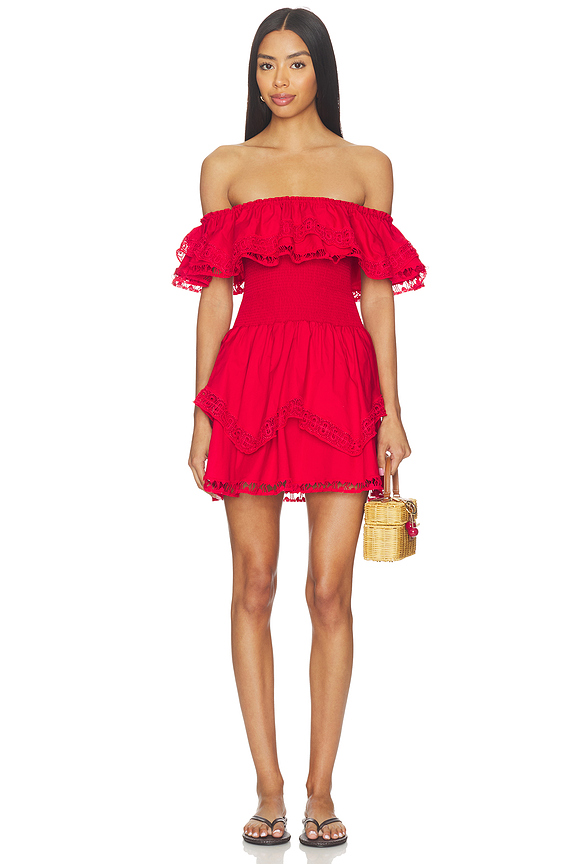 view 1 of 3 Wyatt Mini Dress in Sriracha Red