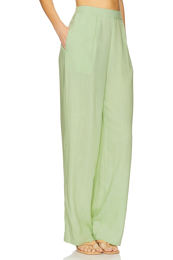 view 2 of 6 PANTALÓN QUINNI in Matcha Latte