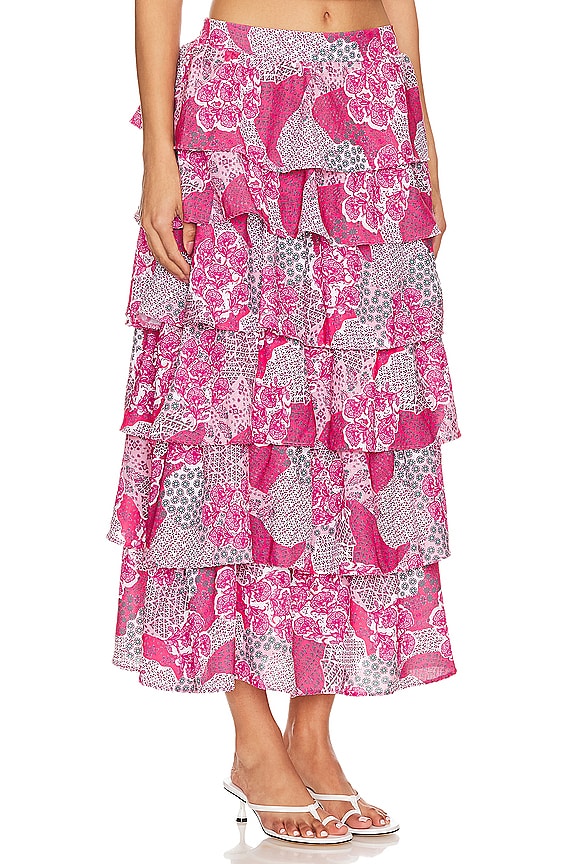 view 2 of 4 Estelle Skirt in Campo Rosa