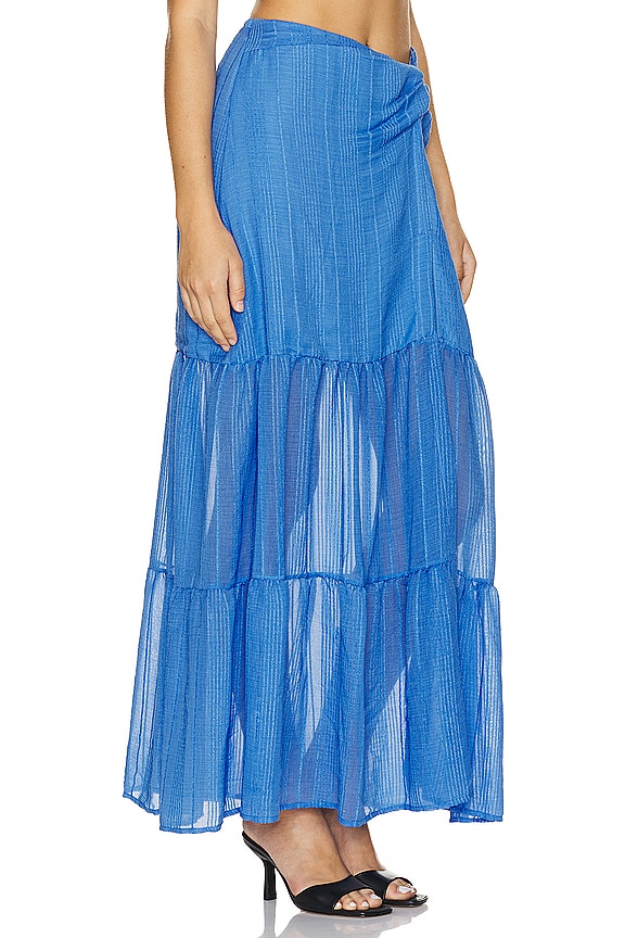 view 2 of 5 VALENTINA 스커트 in Lazuli Blue Stripe