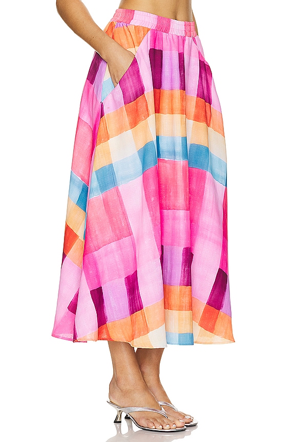 view 2 of 4 Paula Skirt in Summer Sailing