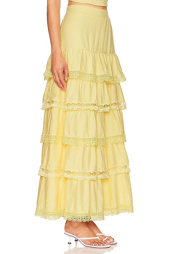 view 2 of 4 Adina Skirt in Honeycomb