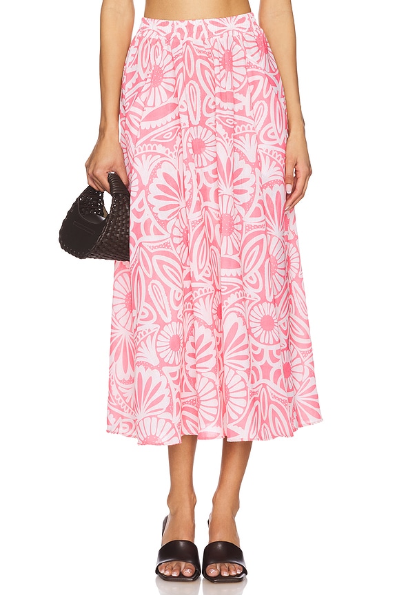 view 1 of 6 Paula Skirt in Tierra Linda Coral
