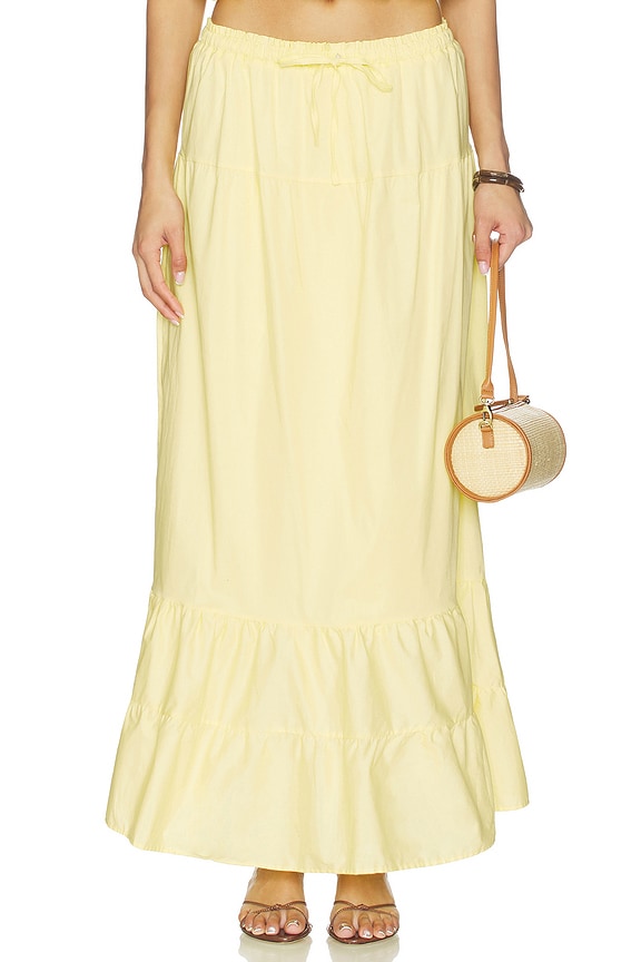 view 1 of 6 Riley Maxi Skirt in Honeycomb