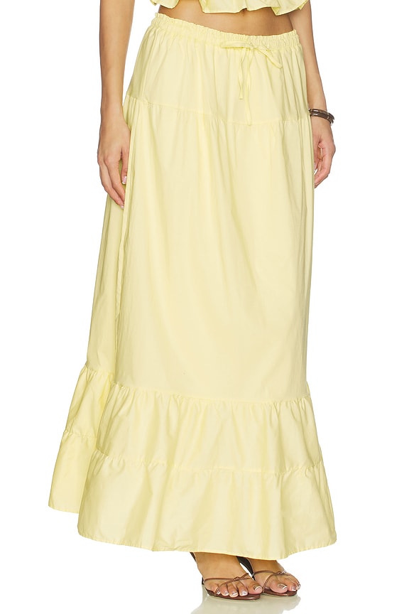 view 2 of 6 Riley Maxi Skirt in Honeycomb