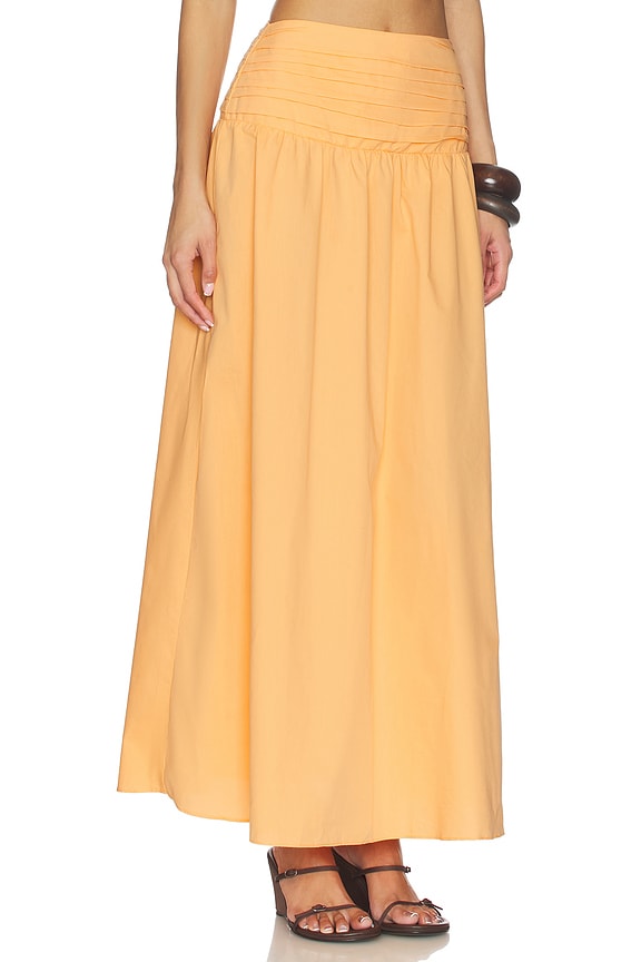 view 2 of 6 ROWAN マキシスカート in Apricot