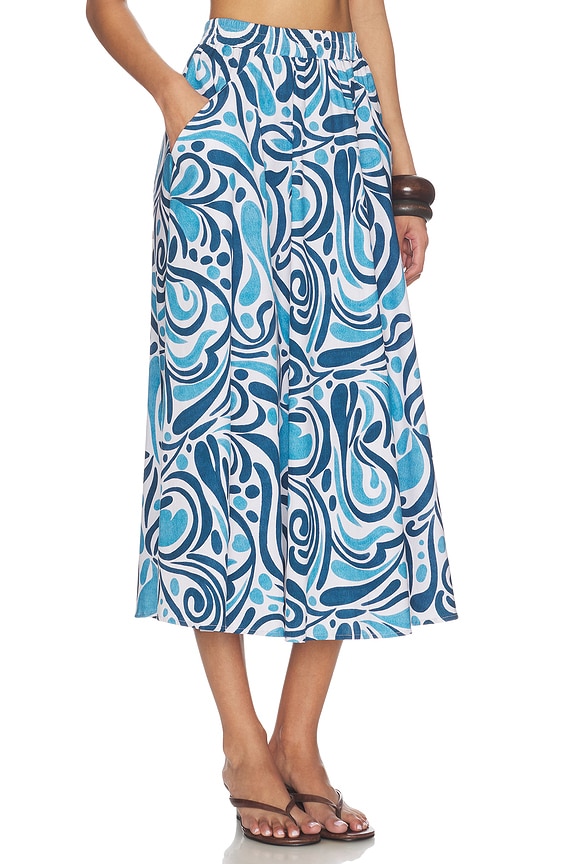 view 2 of 6 JUPE MIDI PAULA in Amalfi Dreams