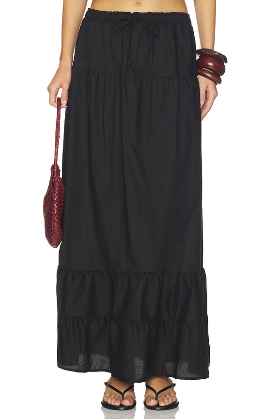 view 1 of 6 FALDA MAXI RILEY in Black