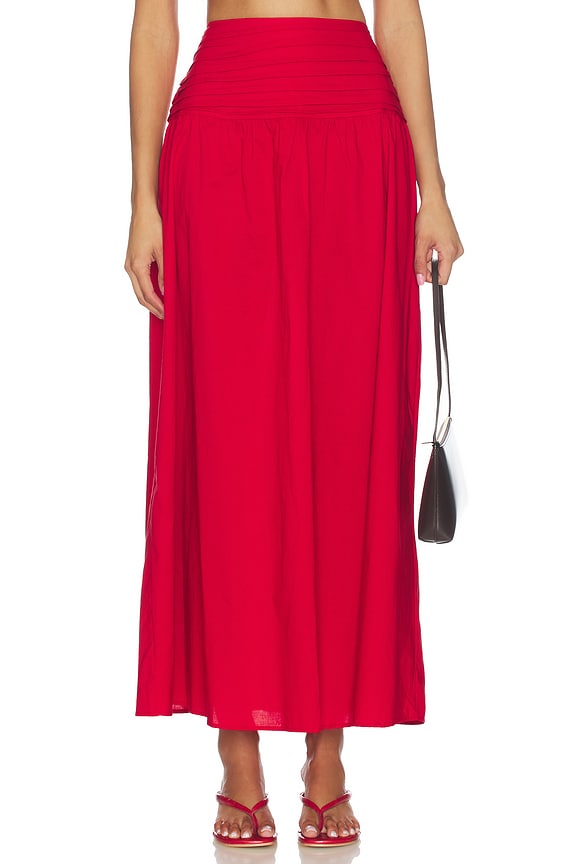 view 1 of 6 JUPE LONGUE ROWAN in Sriracha Red