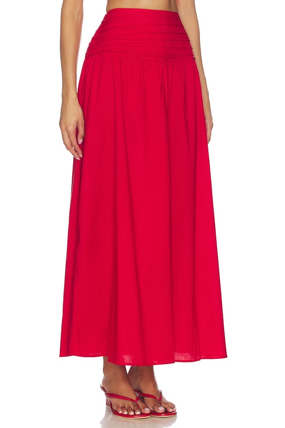 view 2 of 6 JUPE LONGUE ROWAN in Sriracha Red