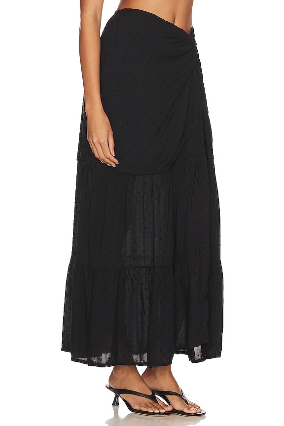 view 2 of 4 Valentina Maxi Skirt in Black