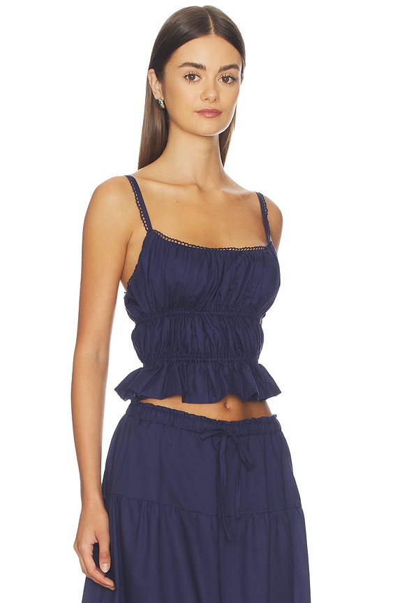 view 2 of 4 Amelia Top in Navy