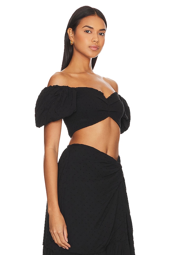 view 2 of 4 Louisa Top in Black