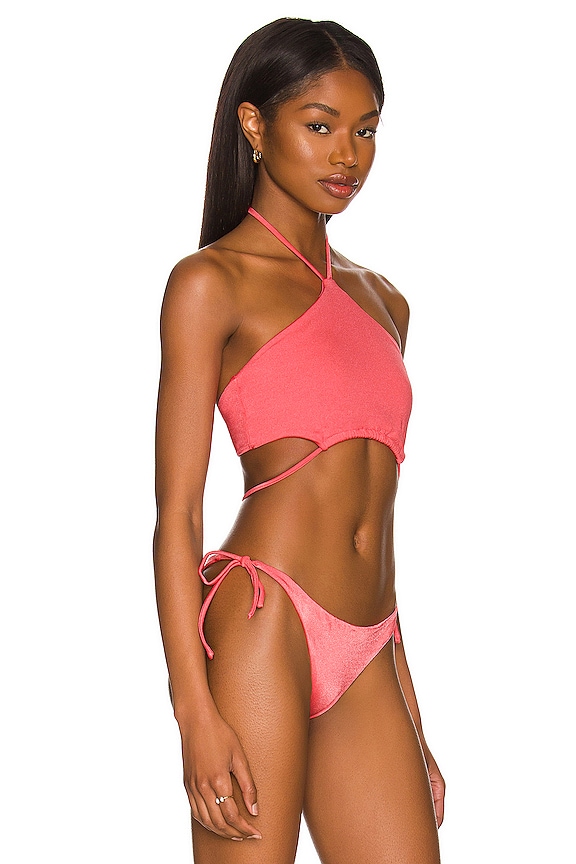 view 2 of 4 HAUT DE MAILLOT DE BAIN KELLY in Fiery Coral