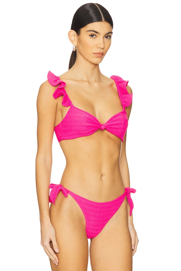view 2 of 4 Amara Bikini Top in Pink Passion