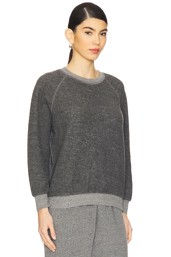 view 2 of 4 Ziggy Crewneck in Dark Heather Grey