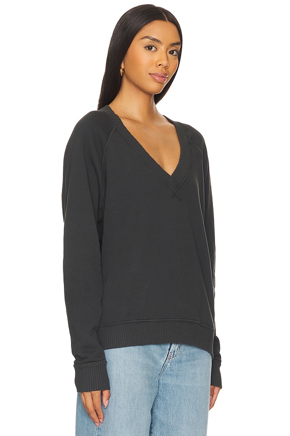 view 2 of 4 СВИТШОТ FLEECE LONG SLEEVE in Vintage Black