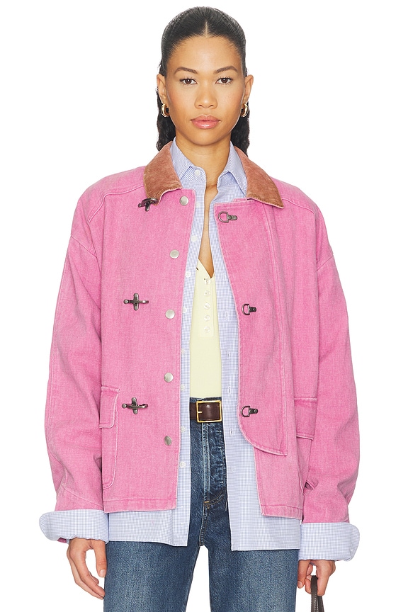 view 1 of 5 CHAQUETA FIREMAN in Washed Pink