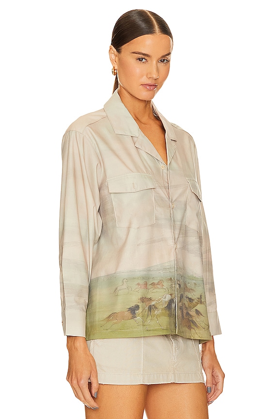 view 2 of 4 WILDLIFE FIELD 긴 소매 캠프 in Cream