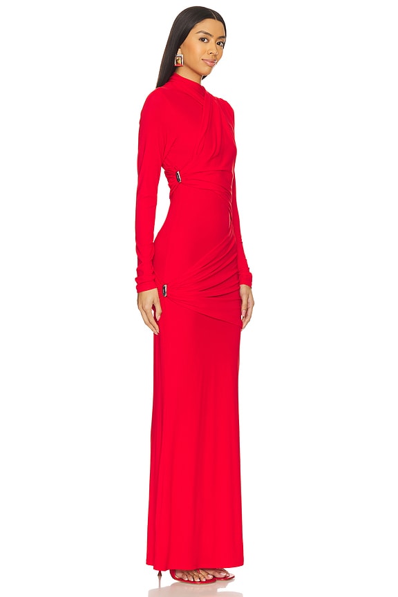 view 2 of 4 Aria Dress in Red Rose