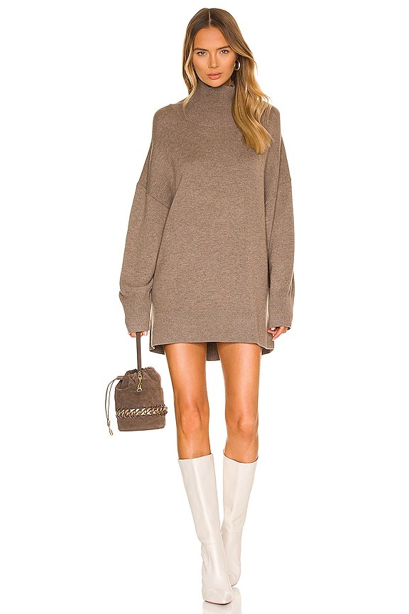 view 1 of 3 Oversized Turtleneck in Biscuit