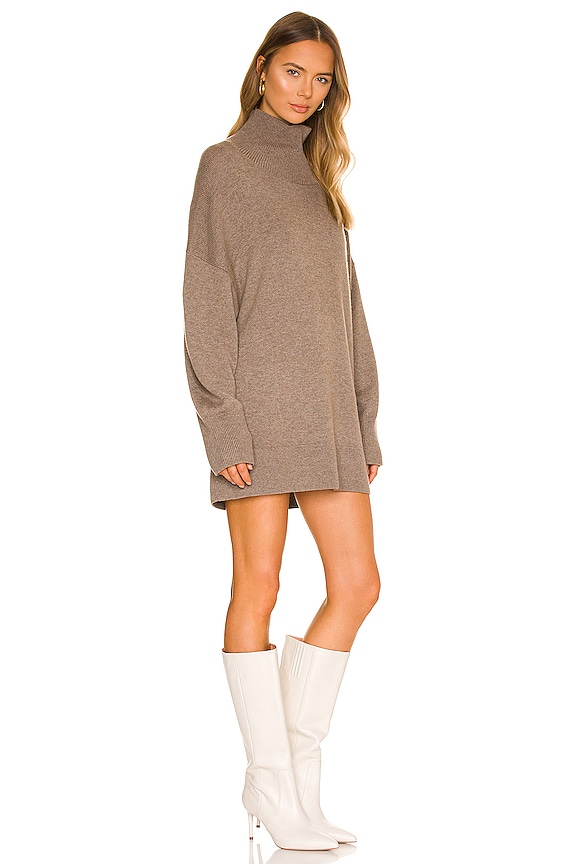 view 2 of 3 Oversized Turtleneck in Biscuit