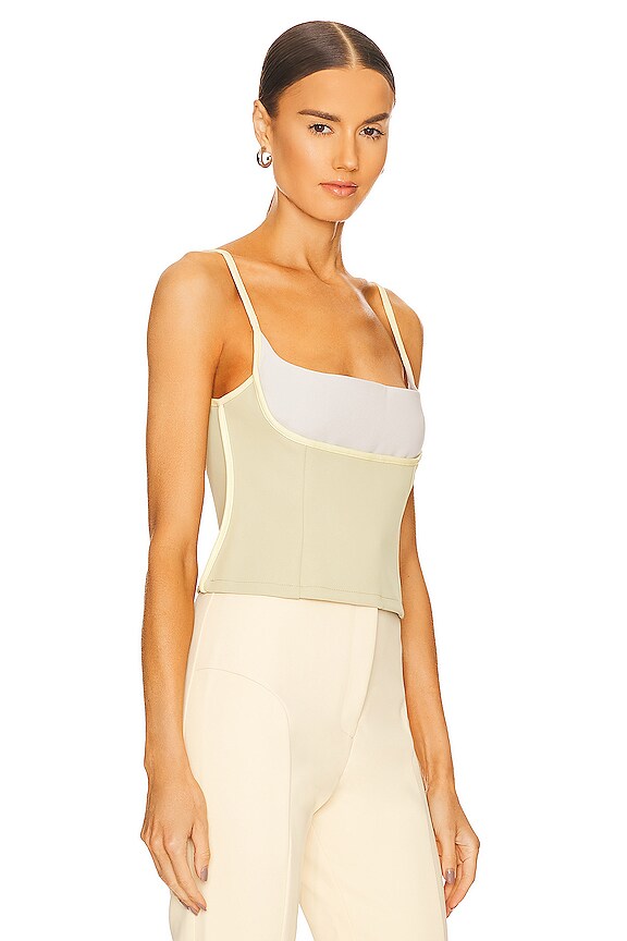 view 2 of 4 Florian Singlet in Mist, Lime, & Stone