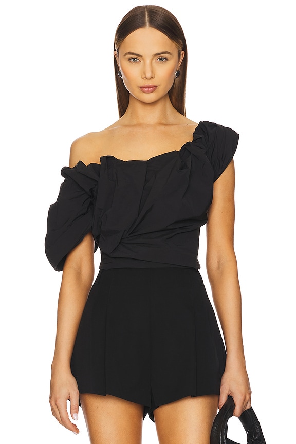 view 2 of 5 TOP ÉPAULES DÉNUDÉES RIO in Black