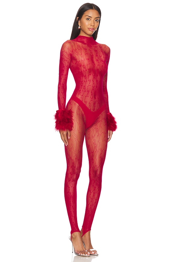 view 2 of 5 Trophy Jumpsuit in Red Card