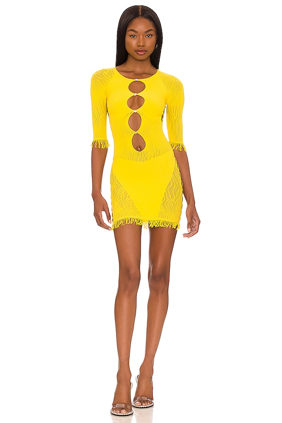 view 2 of 4 Miranda Dress in Sunshine Yellow