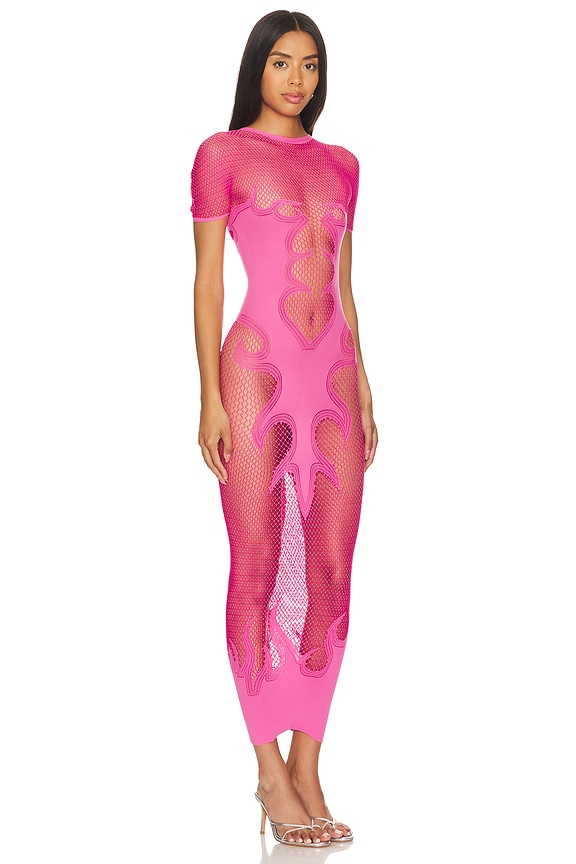 view 2 of 3 Peachy Dress in Pink