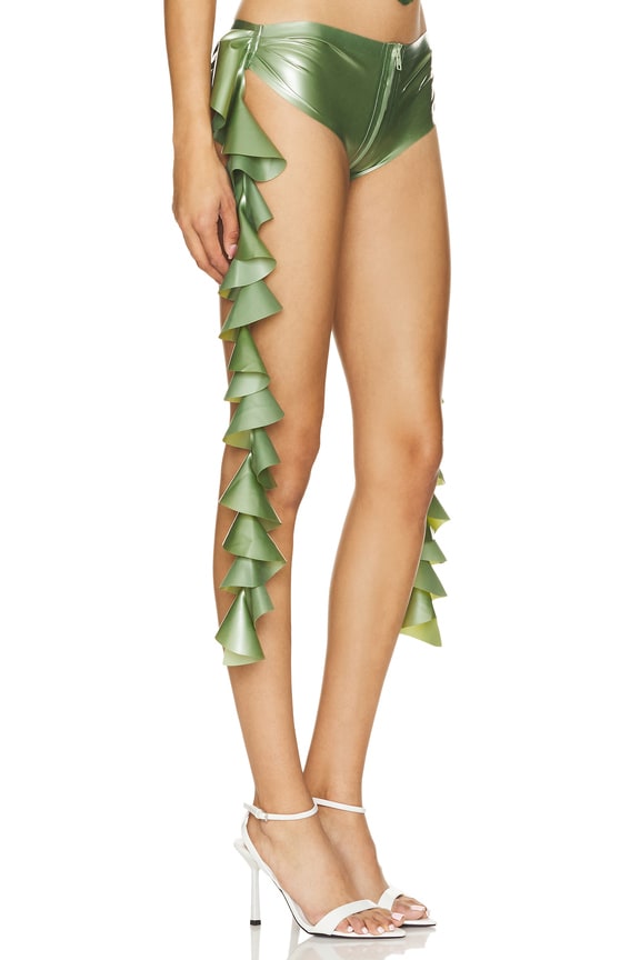 view 2 of 4 RAPUNZEL ショートパンツ in Dollar Bill Green