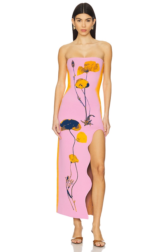 view 2 of 5 VESTIDO MAXI CON ESTAMPADO DE FLORES IRIS in Pink Blushing