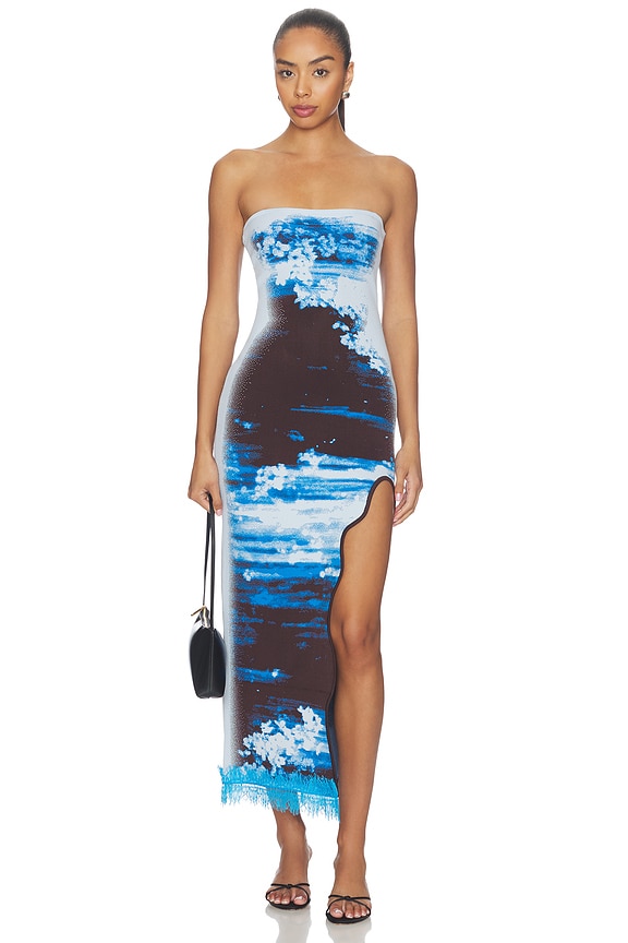 view 2 of 4 VESTIDO IRIS MAXI TANK in Utah Blue