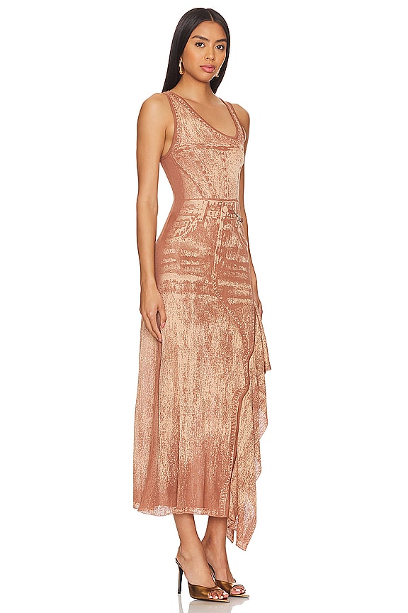 view 2 of 4 PEONY 원피스 in Ginger Brown