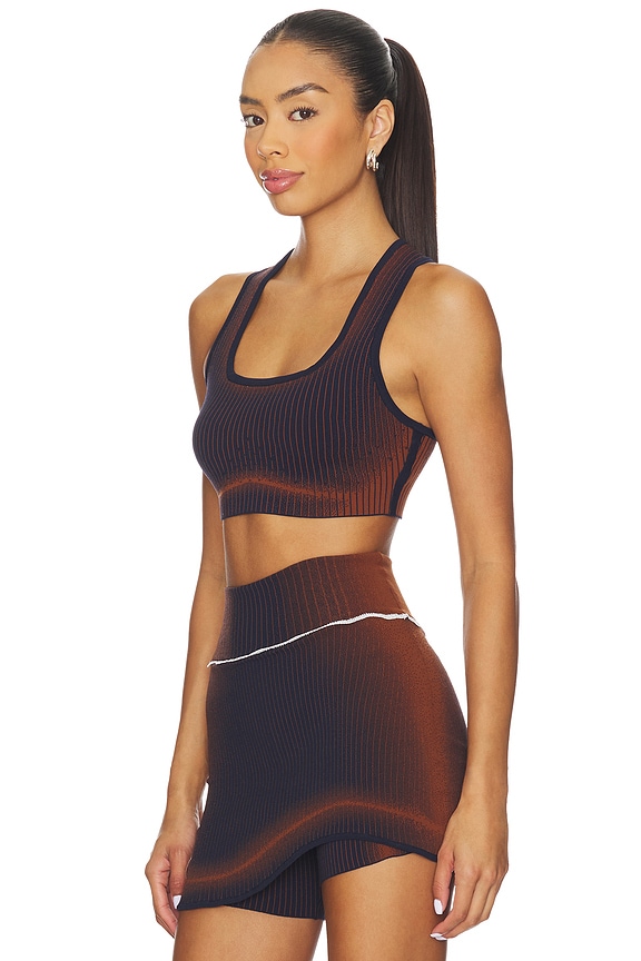 view 2 of 4 Gen 11 Compression Sports Bra in Masada Brown