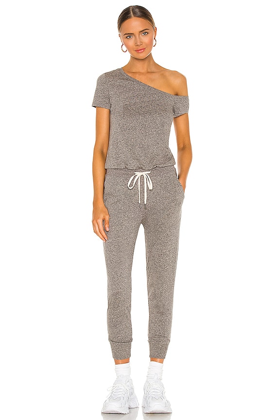 view 1 of 4 Britton Jumpsuit in Heather Grey