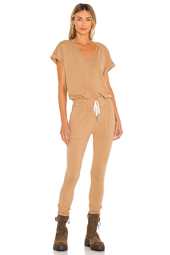 view 1 of 4 Space Jumpsuit in Camel