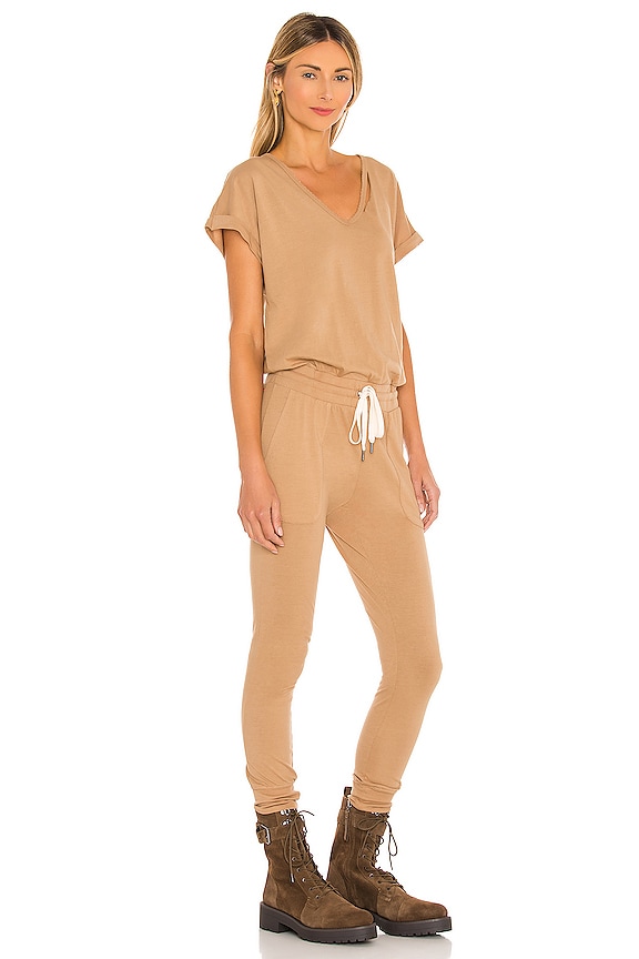 view 2 of 4 Space Jumpsuit in Camel
