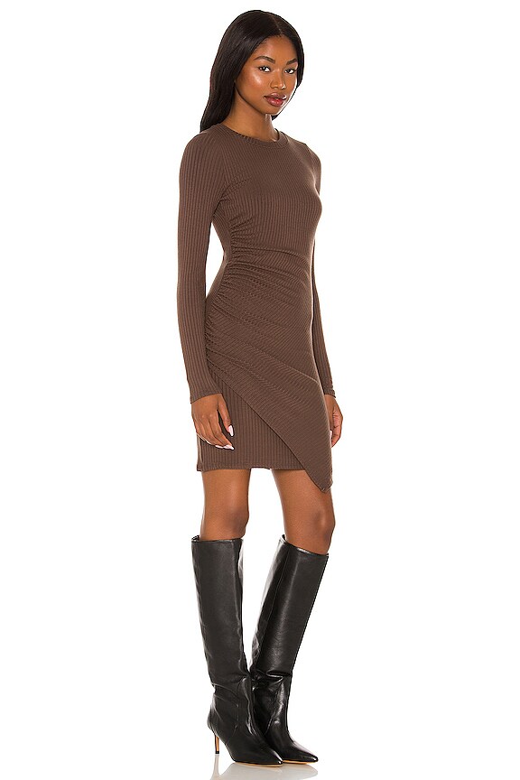 view 2 of 4 Metal Dress in Chocolate