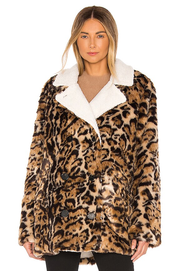 view 2 of 5 MANTEAU TURN in Leopard