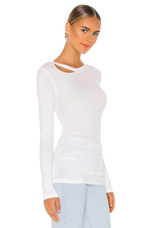 view 2 of 4 Gavin Long Sleeve Tee in White