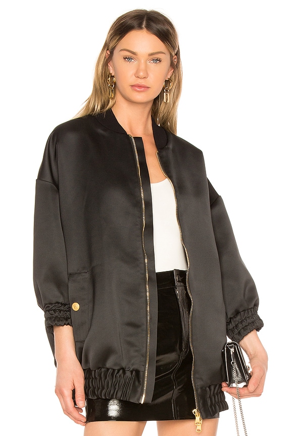 view 2 of 5 Mid Bomber Jacket in Black