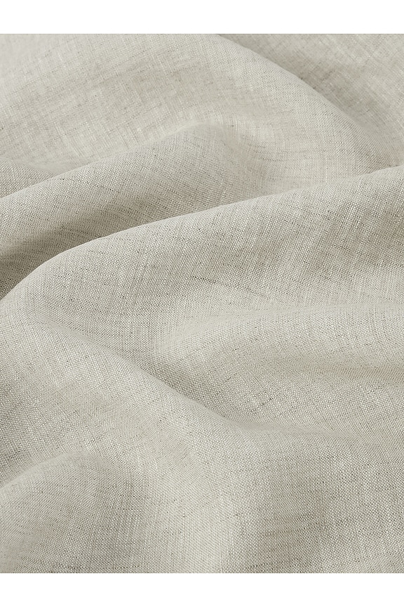 view 2 of 3 Plain Linen Pillowcase Pair in Oatmeal